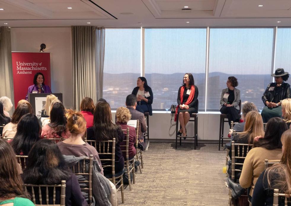 Panel at Conversations with Women of UMass